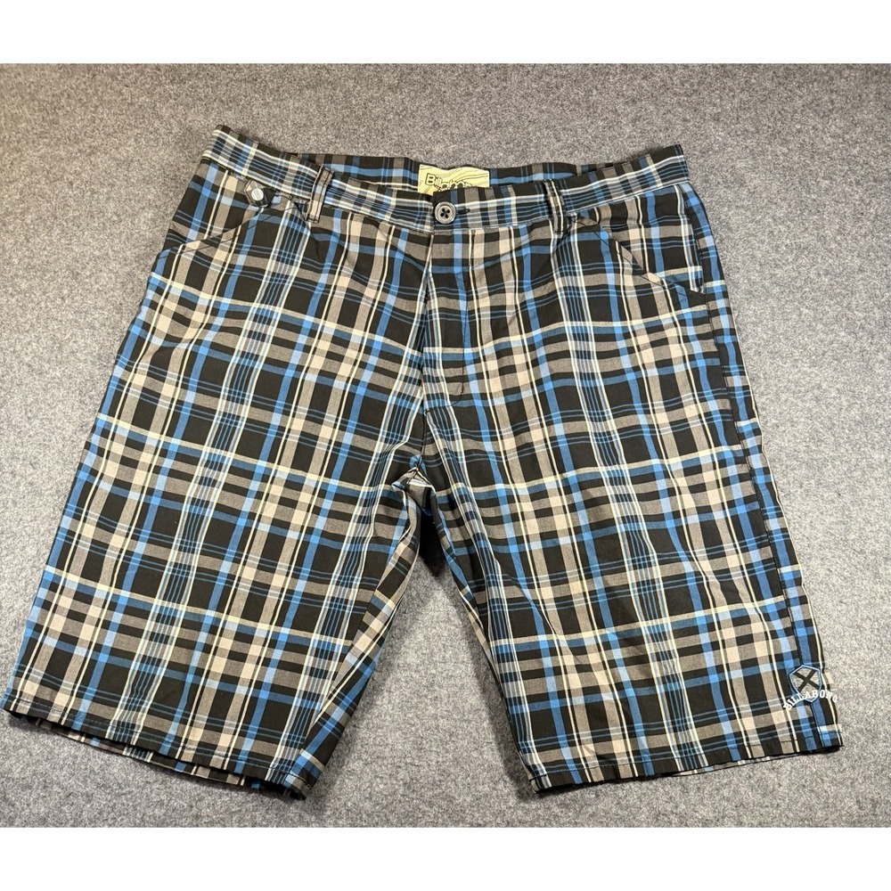 Billabong Men's Plaid Walk Shorts, Size‎ 36